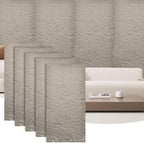5-Pack 3D Faux Stone Wall Panels, PU Cement-Texture Wainscoting Panels by Unknown