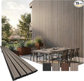 From Plain to Beautiful in Hours WPC Exterior Wall Slat Panels Waterproof by DecorativeCeilingTiles