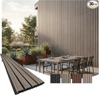 From Plain to Beautiful in Hours WPC Exterior Wall Slat Panels Waterproof by DecorativeCeilingTiles