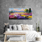 Flower Wall Art Vintage White Floral Canvas Pictures Abstract Blooming Flower - Image 3