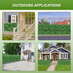 fanado Artificial Grass Wall Panels 20"x20", Hedge Green Wall Decor Backdrop - Image 8