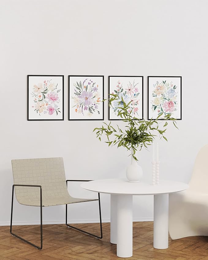 HAUS AND HUES Bouquet Set Art Print Set of 4 16x20 - Image 5