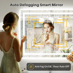Briivue 44x32 Inch LED Bathroom Mirror - Image 6