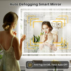 Briivue 50x36 Inch LED Bathroom Mirror - Image 5