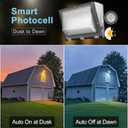 Lightdot 2Pack 200W LED Wall Pack Lights, 100-277v Dusk to Dawn - Image 4