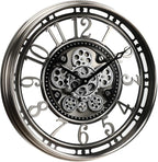 CLXEAST 21 Inch Large Moving Gear Wall Clock, Industrial Steampunk Decor - Image 9