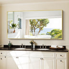 KOCUUY Large Gold Bathroom Mirror, 60x30 inch Rectangular Mirror - Image 6