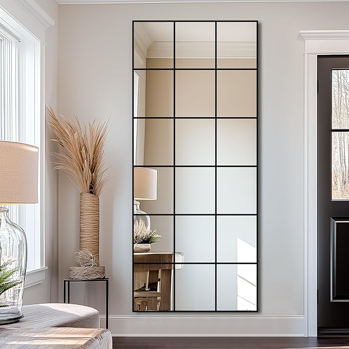 Delma Full Length Mirror, Wall Mounted, Hanging or Leaning - Image 2