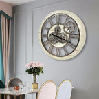 The B-Style Large Wall Clock 24 inch Moving Gear Wall Clock Oversized Vintage - Image 5