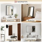 Keonjinn 55 x 30 Inch Black Bathroom Mirrors - Image 6