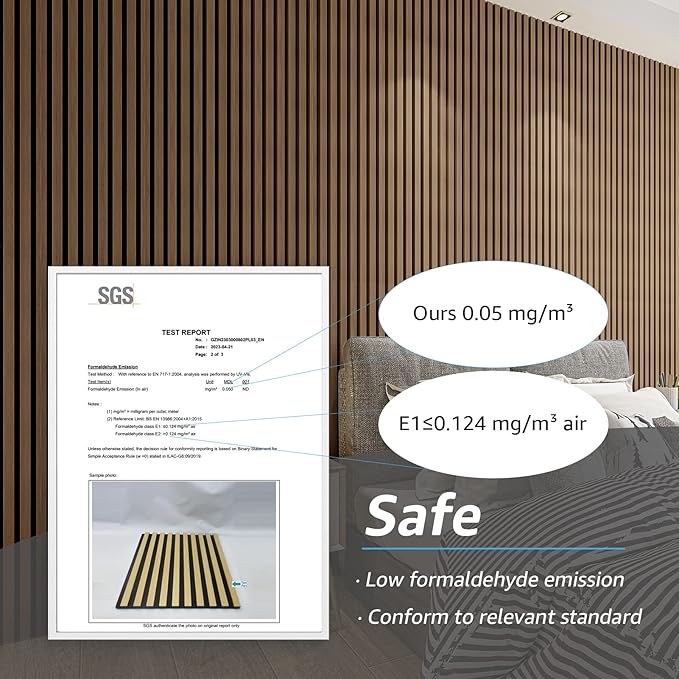 Art3d 4-Piece Wood Slat Acoustic Panels - Image 3
