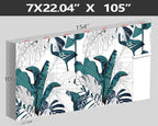 XMPMBM-Modernity Simple Geometrical Banana Leaf Fabric Wallpaper Abstraction - Image 4