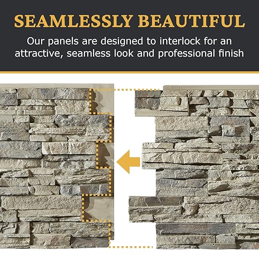 AZ Faux High-Density Polyurethane Faux Stone Wall Covering Panels - Image 7