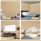Nuanchu 18 Pack 4x2 FT 3D Slat Wall Panels Large PVC Fluted Panel Decorative - Image 7