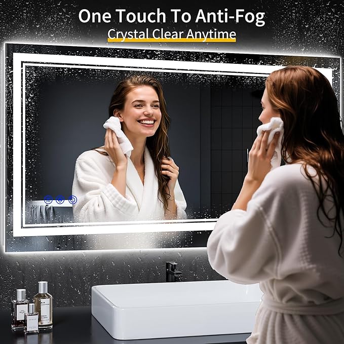 42"x24" LED Bathroom Mirror - Image 4