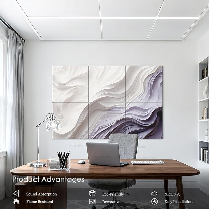JaneTech Art Acoustic Panels Sound Absorbing Panels, Sound Absorbing Wall Art - Image 5