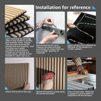 Art3d 2-Pack 108" x 12" Acoustic Wood Panels - Image 9