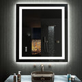 LOAAO 32”X36“ RGB LED Bathroom Mirror by LOAAO