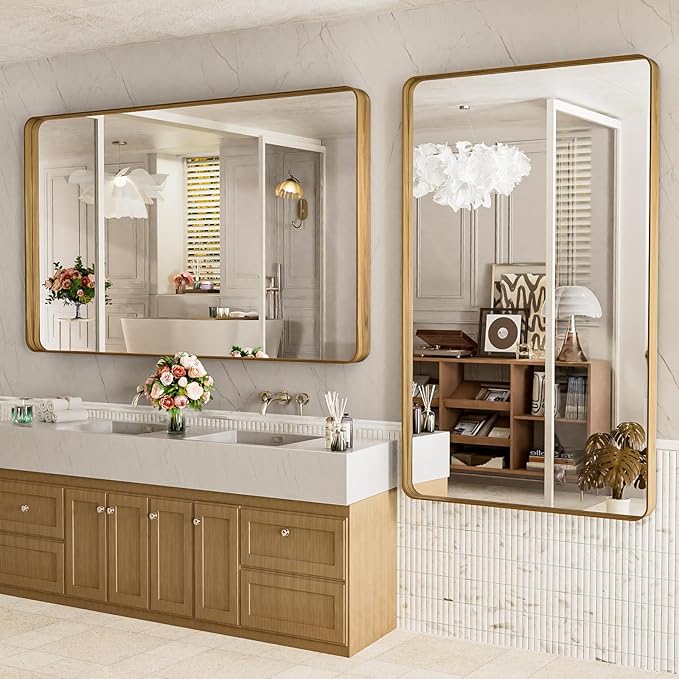 LOAAO 60X40 Inch Bathroom Mirror - Image 4