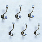 Indian Shelf Pack of 12 Heavy Duty Decorative Double Hooks - Image 8