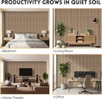 2 Pack Wood Panels for Wall, 106.3" × 11" Wood Slat Acoustic Panels for Wall - Image 8