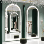 FENNIO Full Length Mirror with Lights, Free Standing Lighted Floor Mirror - Image 8