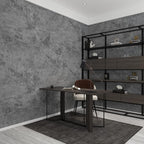 3yecao 31"×591" Extra Wide Thick Blue Grey Black Concrete Wallpaper Peel and - Image 6
