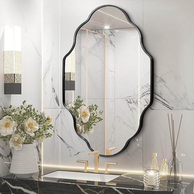 Scalloped Mirror for Bathroom - Image 5