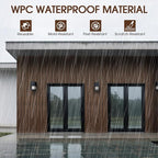 WPC Slat Wall Panels 8 Pack 96" x 6", Waterproof Fluted Wall Paneling, Accent - Image 3