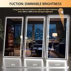 Hasipu Full Length Mirror with Lights, Full Body Dressing Hanging Mounted Mirror - Image 5