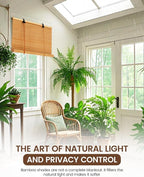 72" Wx72 H Bamboo Blinds Roller Shades - Image 7