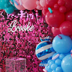 COKAOBE Hot Pink Shimmer Wall Backdrop, Photo Backdrops - Image 6