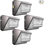 Lightdot 4Pack 200W LED Wall Pack Lights, 100-277v Dusk to Dawn by LightdotLighting