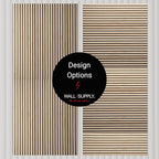 Wall!Supply 3D Wall Panels – Faux Natural Wood Round Slatted – Lightweight Foam - Image 7
