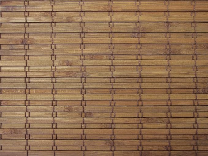 Windowsandgarden Cordless Woven Wood Roman Shades, 59W x 72H, Eastfield Teak - Image 6