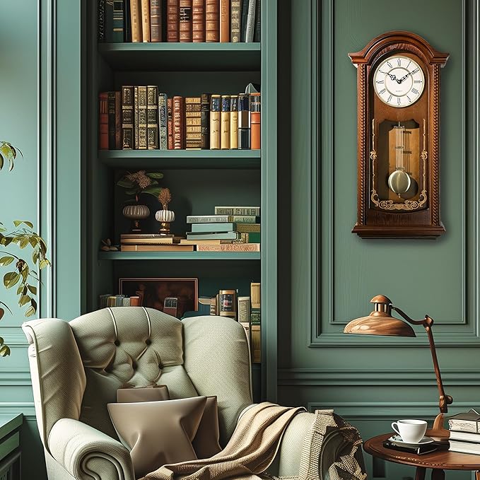 AYRELY® 26IN Grandfather Vintage Wall Clock - Image 6