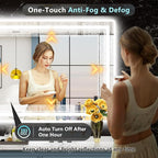 96x36 LED Bathroom Mirror with Lights, Backlit and Front Lit Anti-Fog Lighted - Image 5