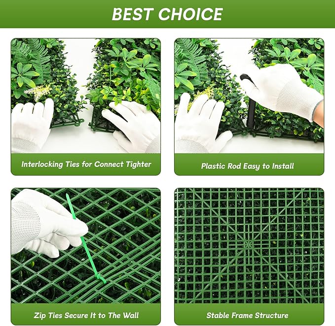 Artificial Grass Wall Panels 20x20 - Image 4
