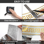 Peel and Stick Wallpaper Borders, Self-Adhesive Waterproof PVC Foam Wall Base - Image 7