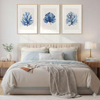 Framed Coastal Coral Watercolor Wall Art - Image 2
