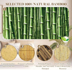 Juexica 2 Pcs Natural Bamboo Wall Panel - Image 5