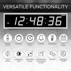 Ivation Huge Oversized 60" Large Digital LED Clock | Big Digital Clock - Image 6
