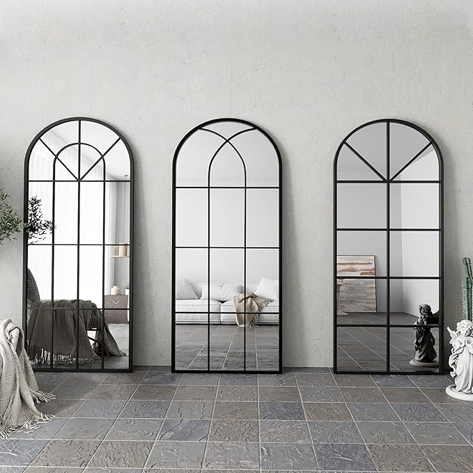 Mirror Full Length, Oversize Farmhouse Standing Wall Mirrors Hanging or Leaning - Image 8