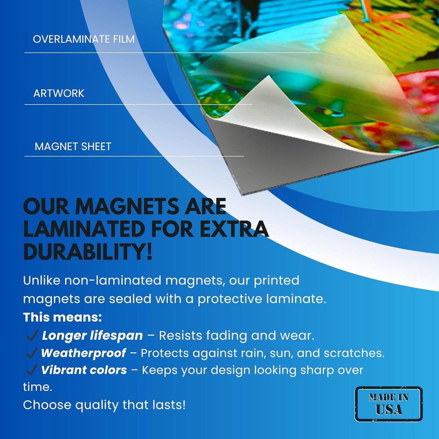 2 Pack (Custom Size) Extra Large Custom Car Magnets for Businesses – Big Size Magnetic Signs for Vans, Trucks, and Dumpsters. Personalized Business Magnets for Vehicles and Outdoor Advertising.