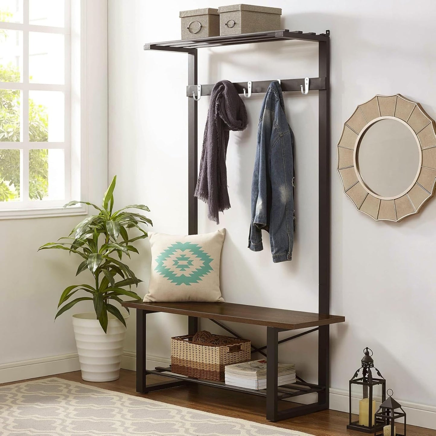 Hook for Hanging - 20PCS Hook for Hanging, Wall Hooks for Coats, Heavy Duty Single Prong Wall Hooks with 40 Pieces Screws (White)