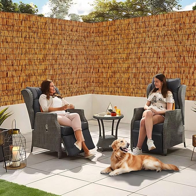 Reed Fencing Rolls, Patio Privacy Screen, Decorative Bamboo Fence Rolls - Image 6