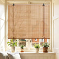 Bamboo Blinds 72x48 inch Bamboo Roman Shades by Unknown