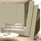 2 Pack Wood Panels for Wall, 106.3" × 11" Wood Slat Acoustic Panels for Wall by Ritollo