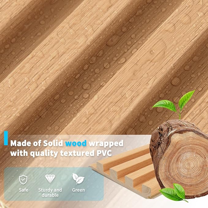 Art3d Slat Wood Wall Paneling for Interior and Ceiling Decoration - Image 5