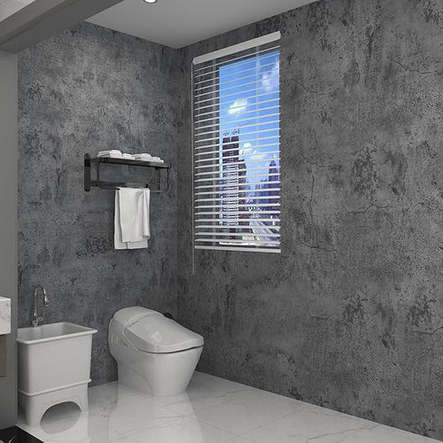 3yecao 48"×354" Extra Wide Thick Large Size Blue Grey Cracked Concrete - Image 2